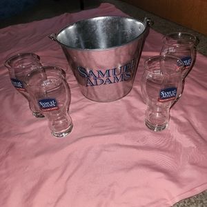 Samuel Adams 4 piece glass set